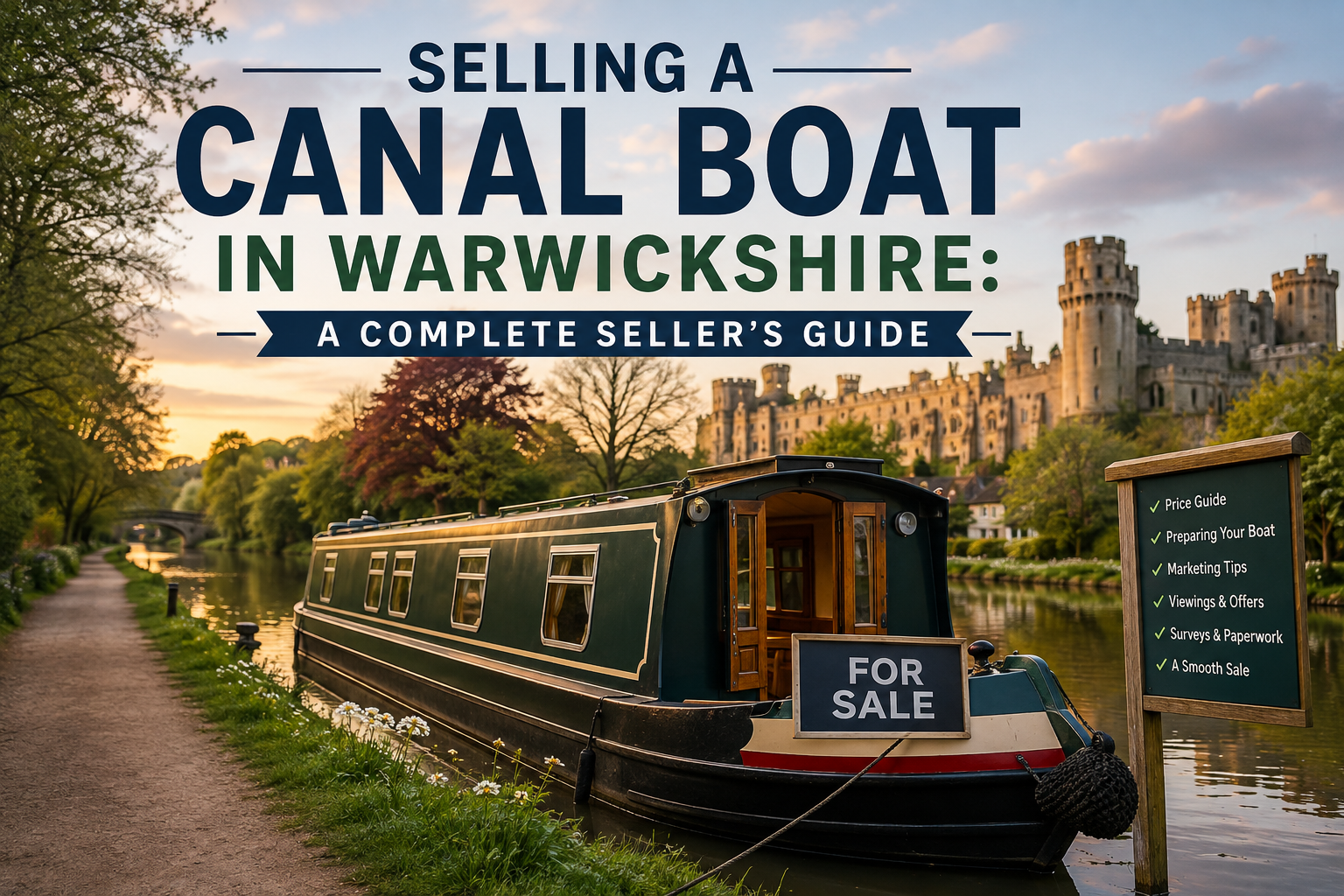 Read more about the article Selling a Canal Boat in Warwickshire: A Complete Seller’s Guide